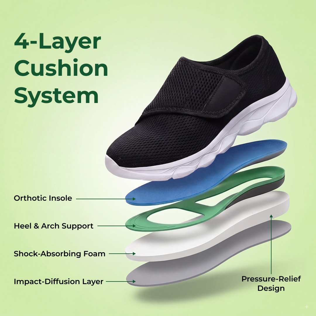 Neuro - Healthy & Supportive Shoes for Foot, Knee & Back Pain